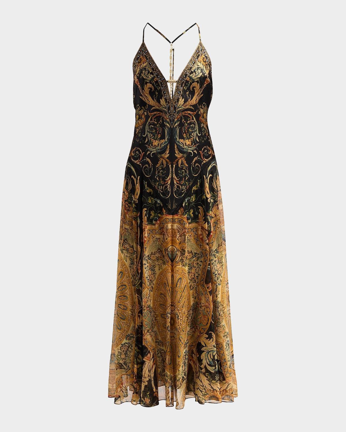 Camilla Museum Memoirs Hardware Detail Maxi Dress