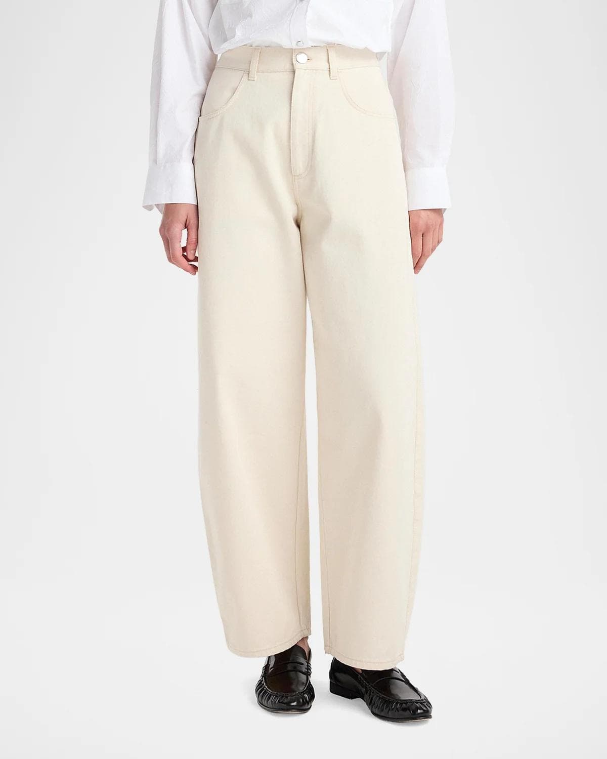Róhe Berber Barrel-Leg Jeans