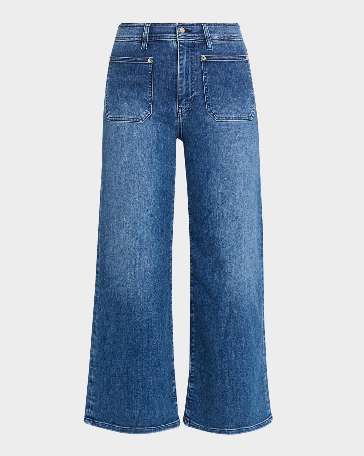 FRAME Le Slim Palazzo Crop Jeans