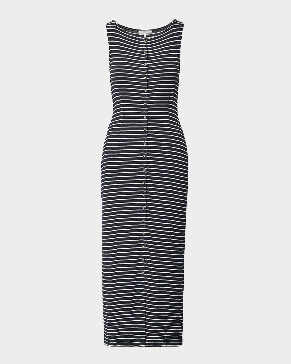 rag & bone The Knit Button-Front Dress