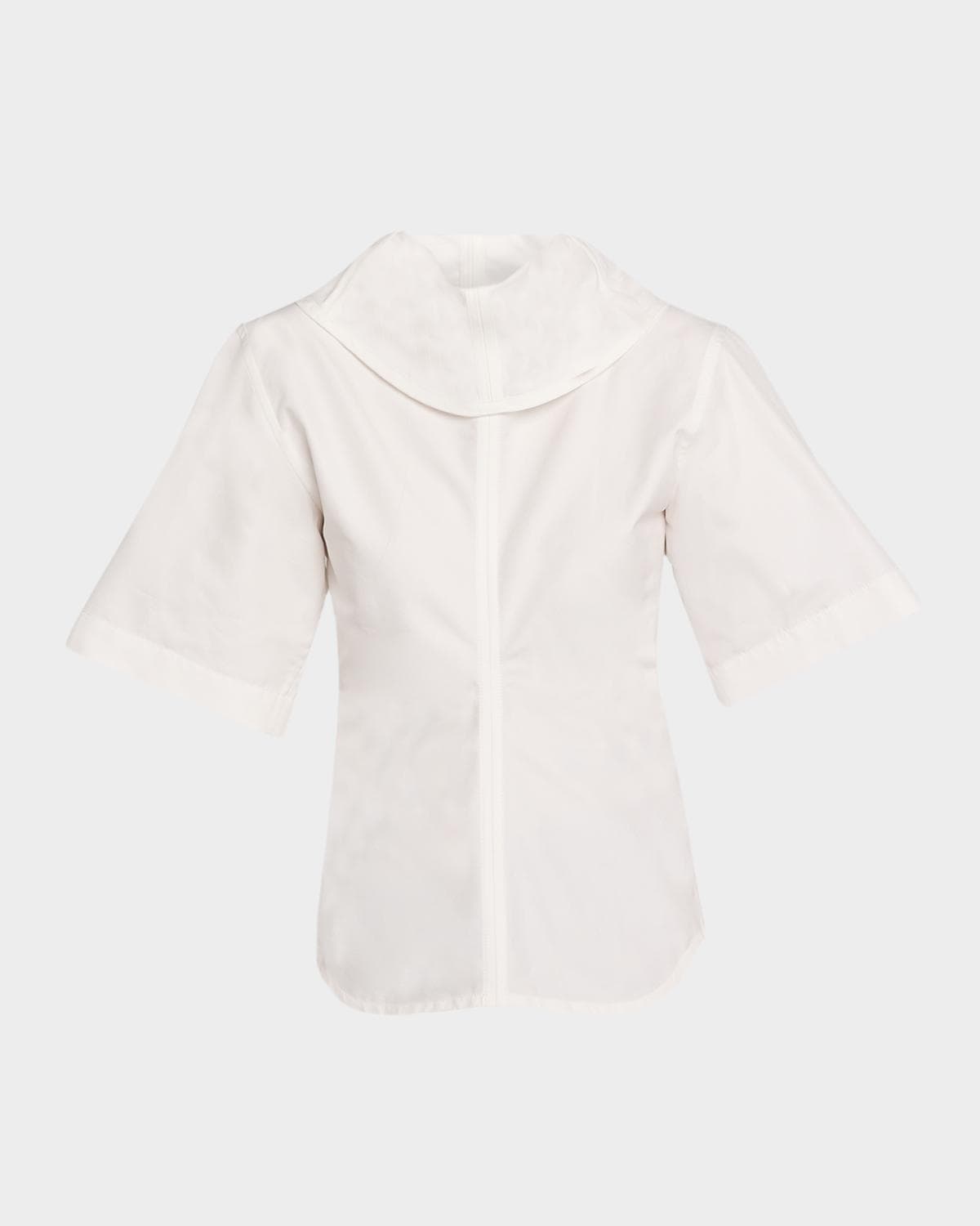Bottega Veneta Compact Cotton Toile Shirt