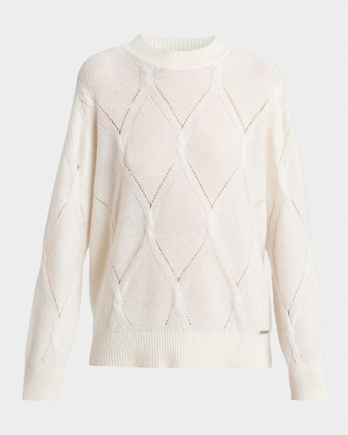 Kiton Diamond Cashmere-Silk Sweater