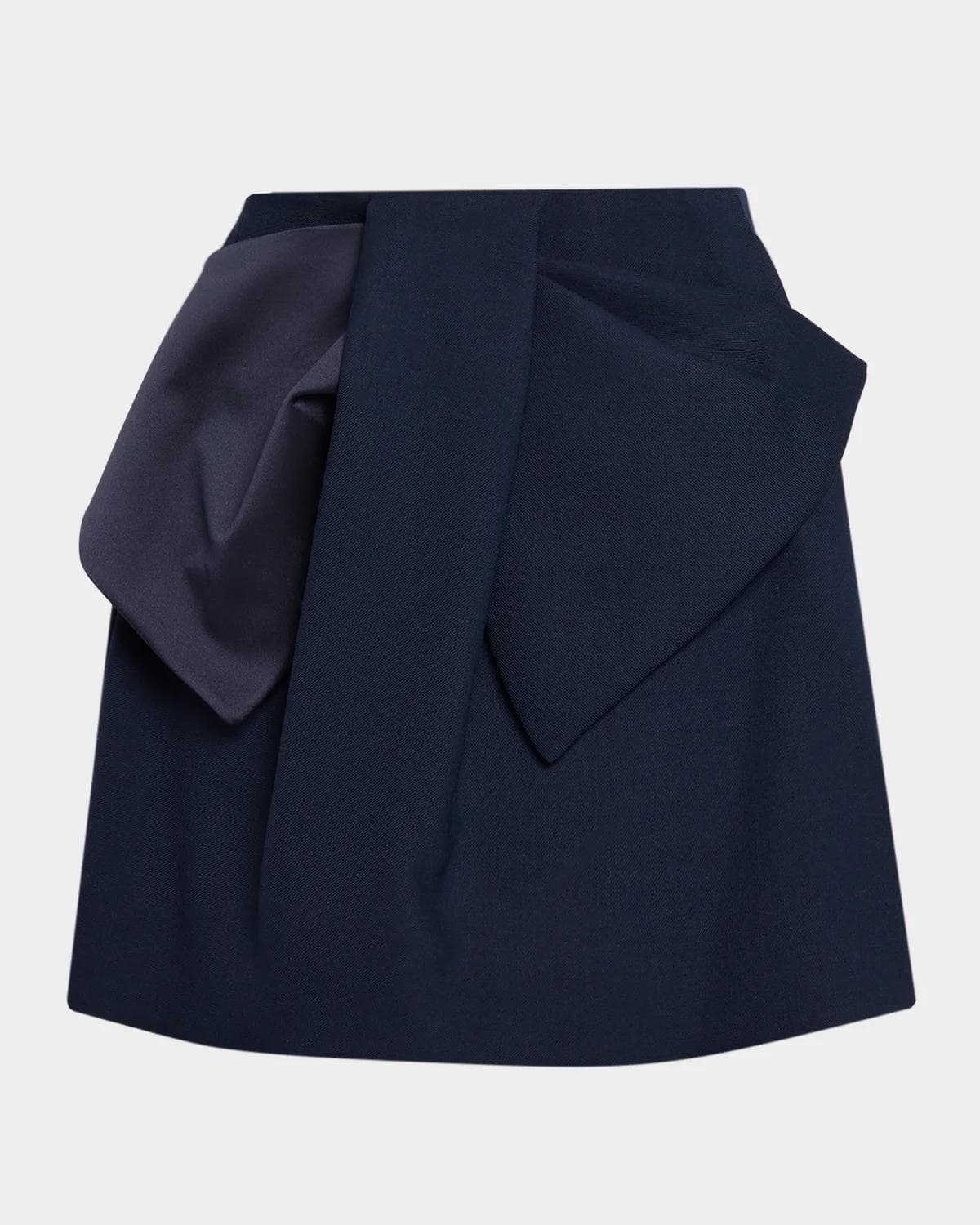Dice Kayek Mixed-Media Layered Sculptural Mini Skirt
