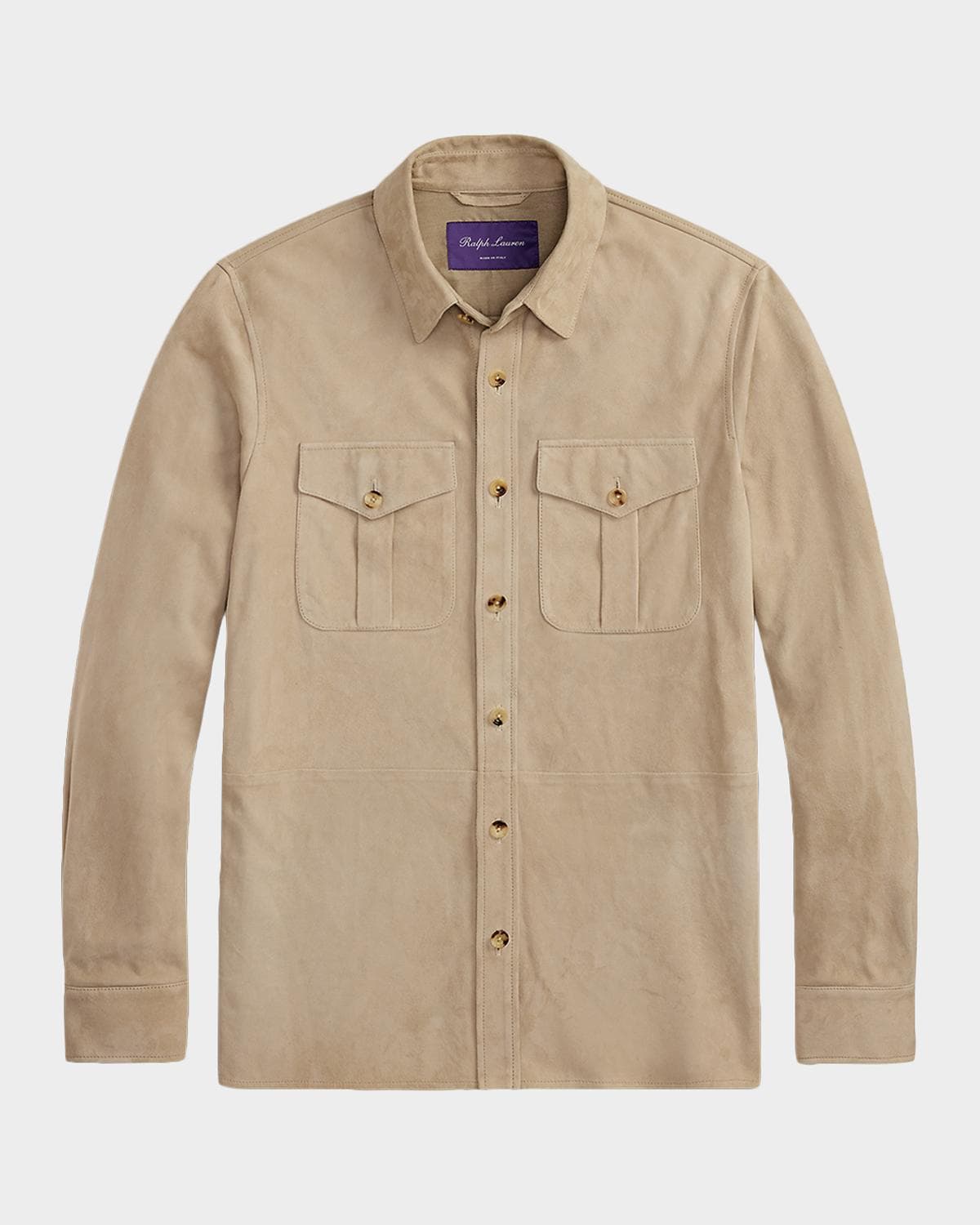 Ralph Lauren Purple Label Men's Suede Overshirt