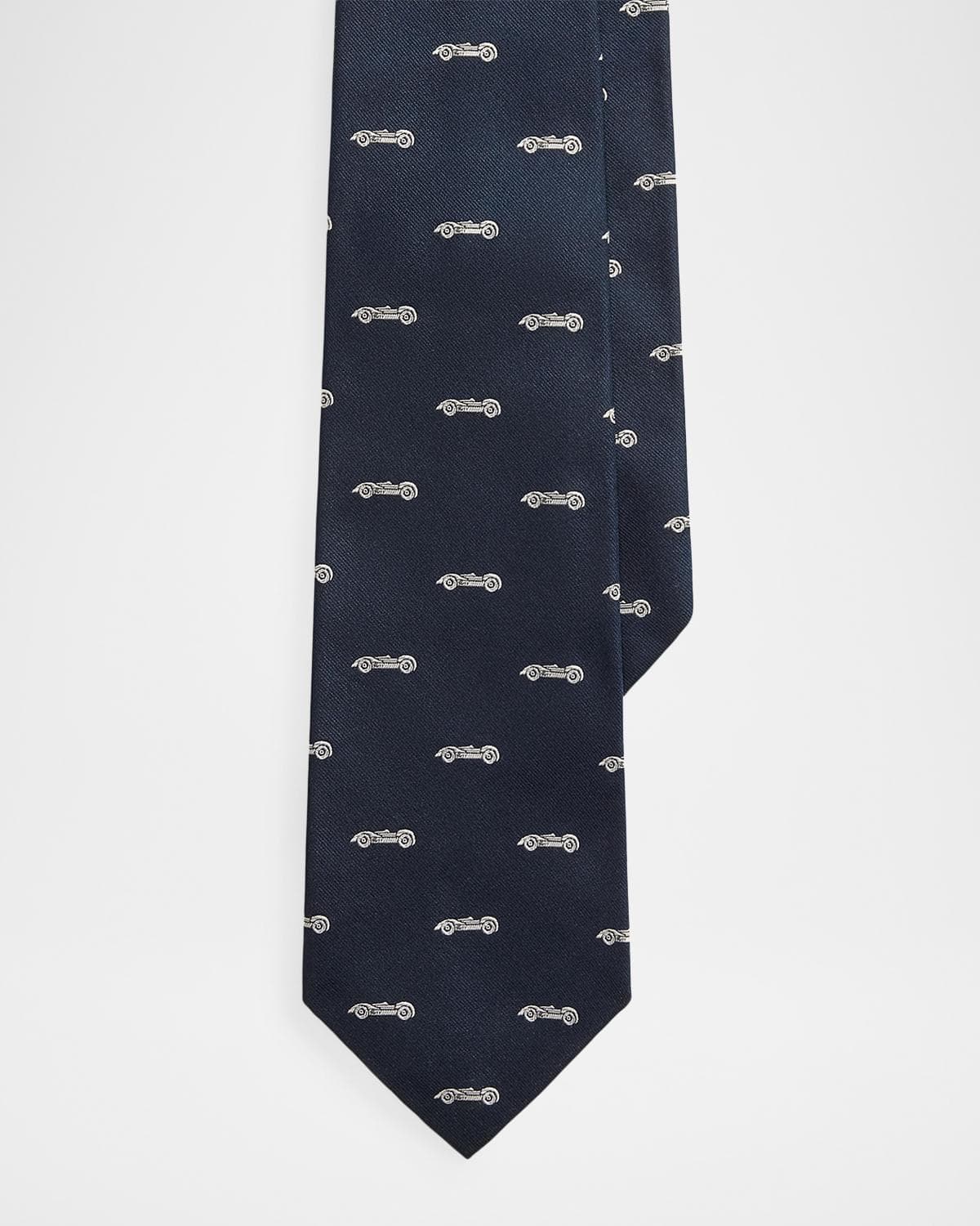 Ralph Lauren Purple Label Men's Automobile-Patterned Silk Tie