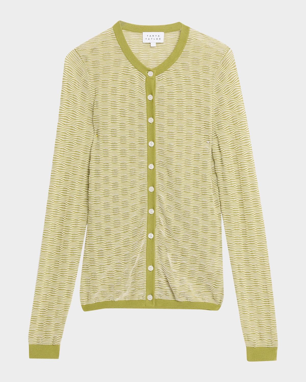 Tanya Taylor Tori Sheer Cardigan