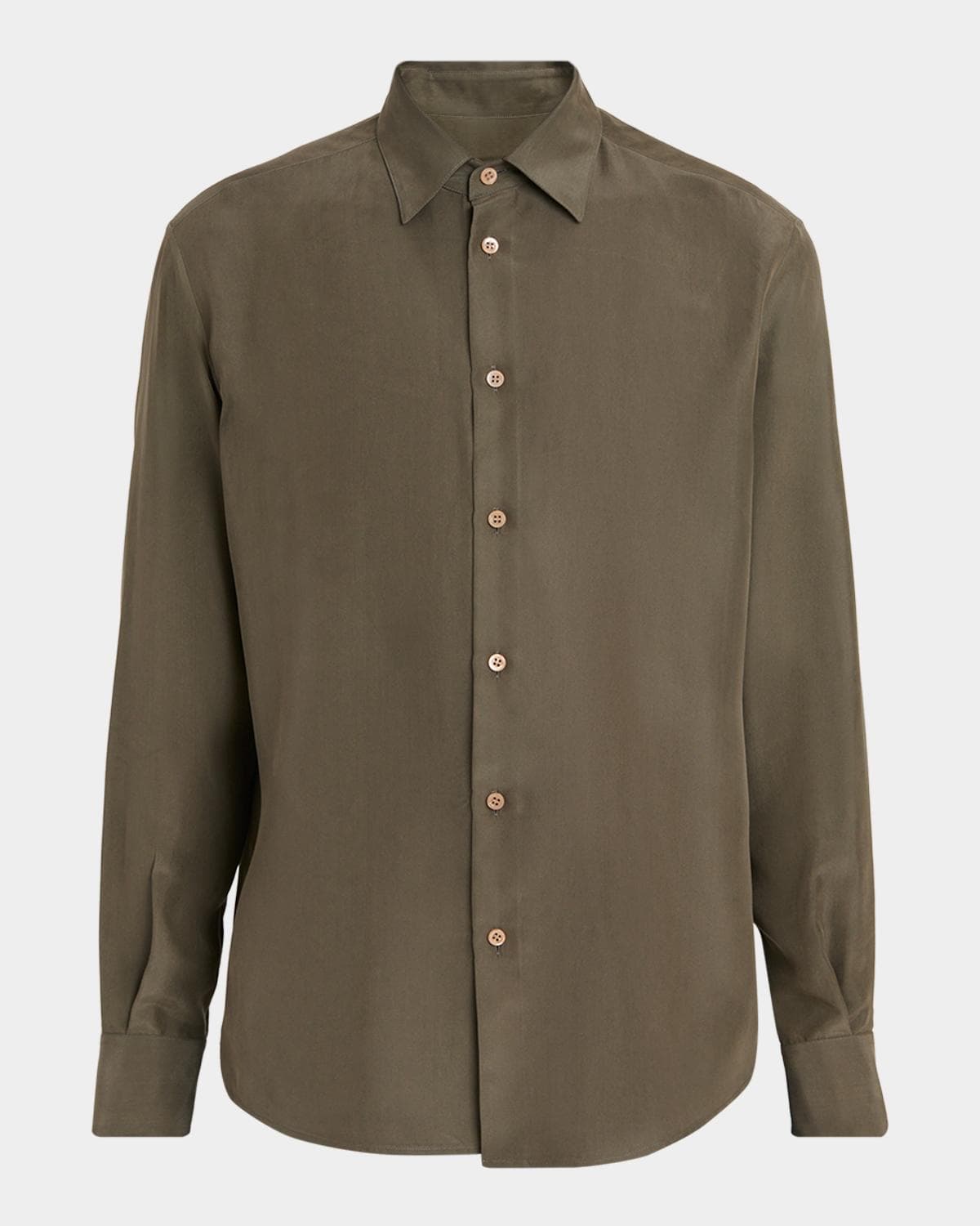 Valentino Garavani Men's Silk Classic Fit Button-Down Shirt