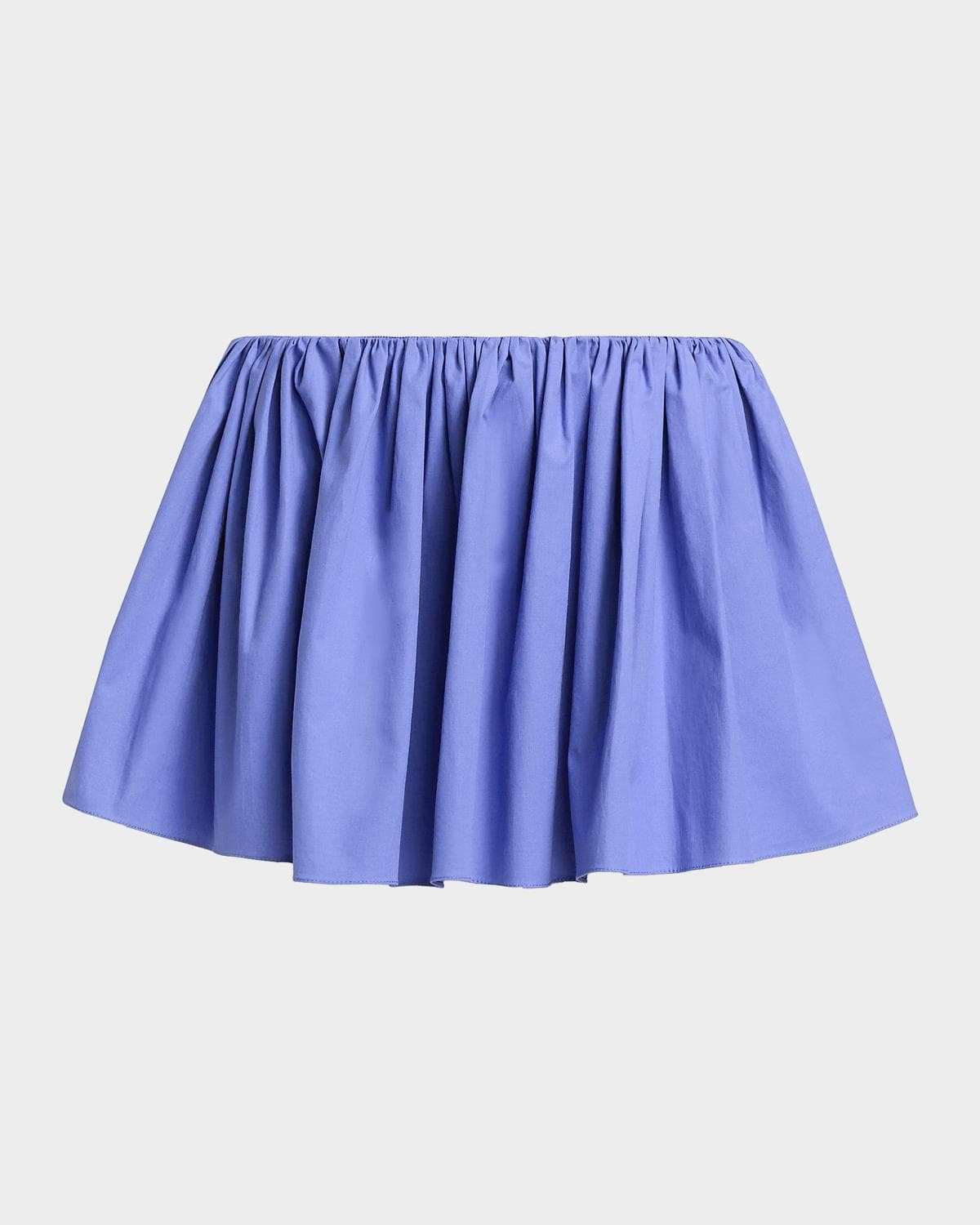 Brandon Maxwell The Hadley Shirred Mini Skirt