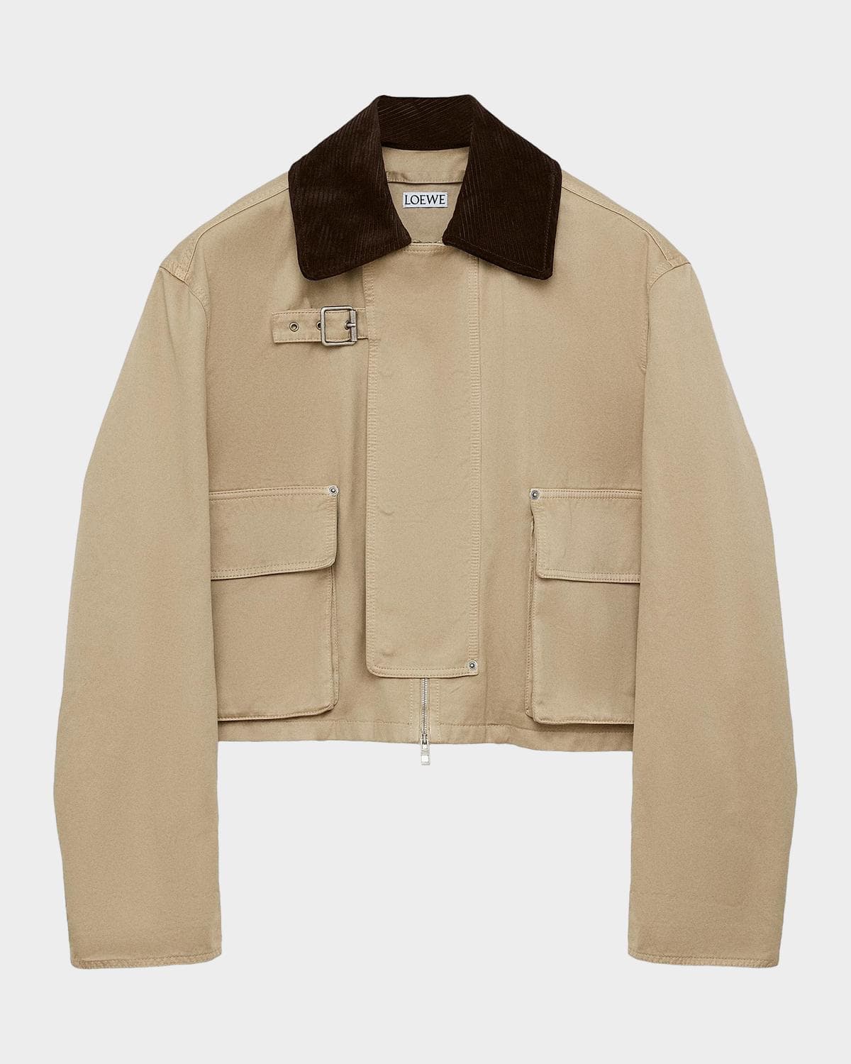 LOEWE Corduroy-Collar Utility Jacket