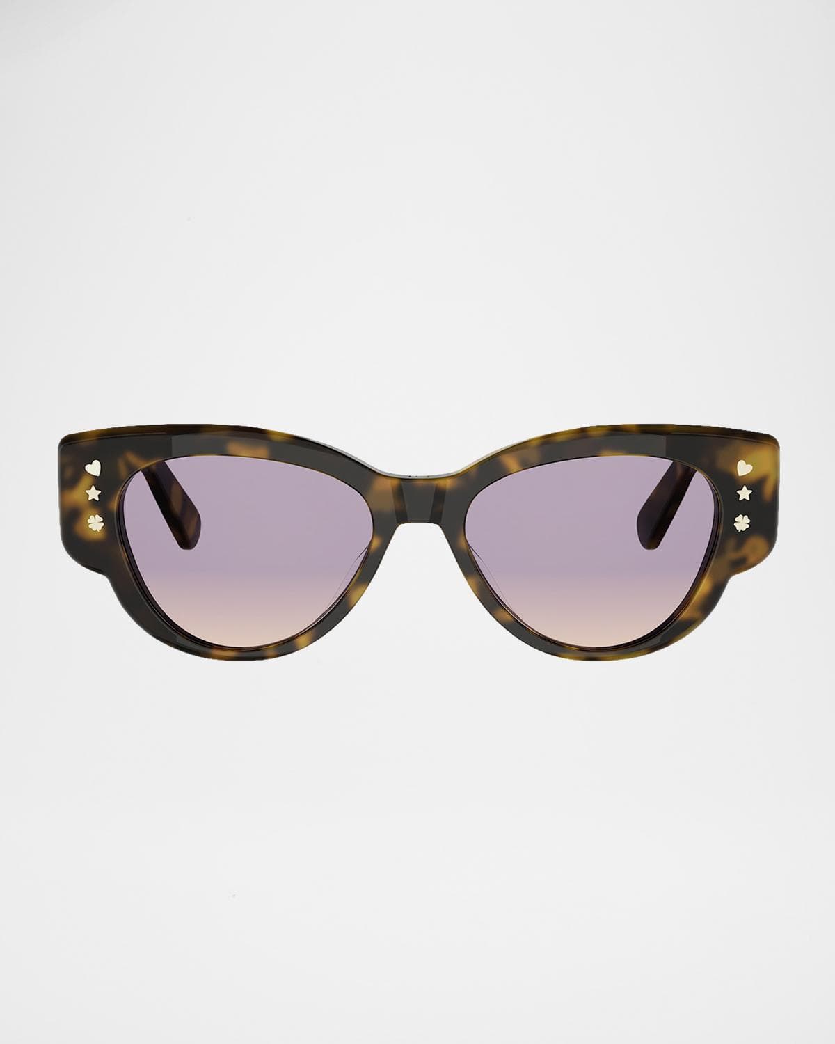 Dior LuckyCharms B1I 53mm Butterfly Sunglasses
