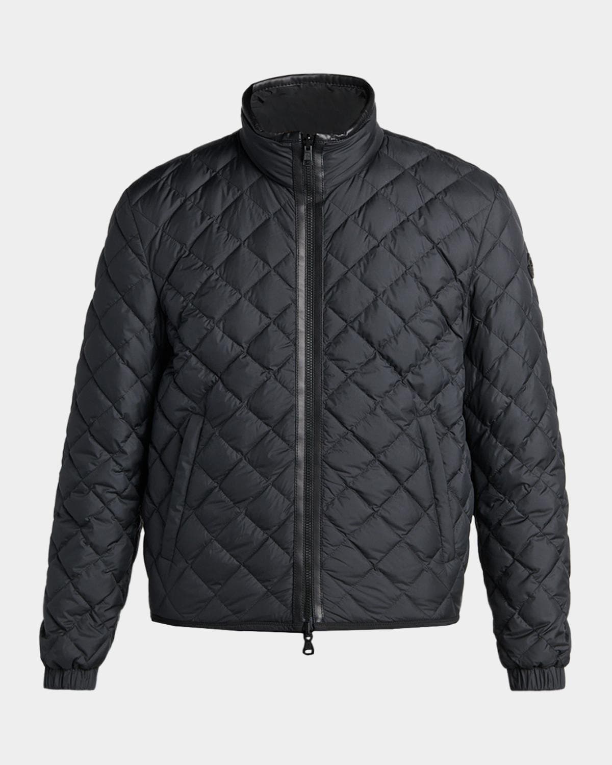 Moncler Men's Avrelie Diamond Quilted Padded Shirt Jacket