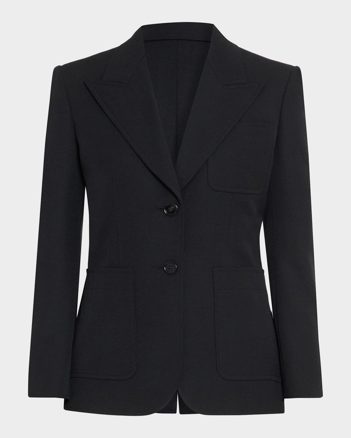 Chloe Wool Single-Breasted Blazer