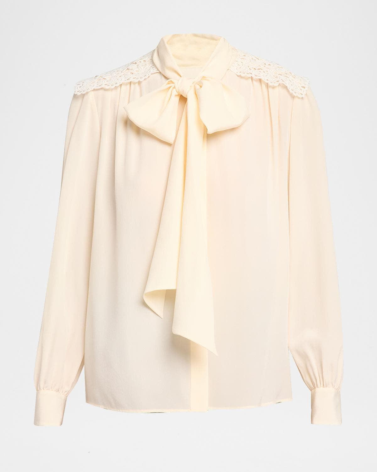 Chloe Organic Silk Crepe De Chine Blouse