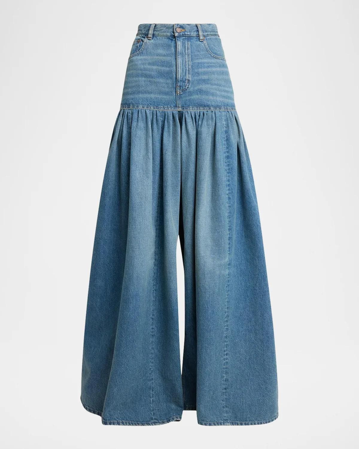 Chloe Fit-and-Flare Denim Jeans