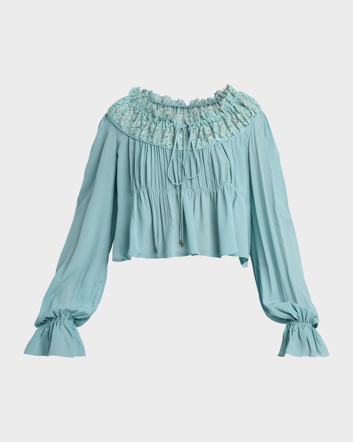 Chloe Iconic Organic Silk Georgette Top