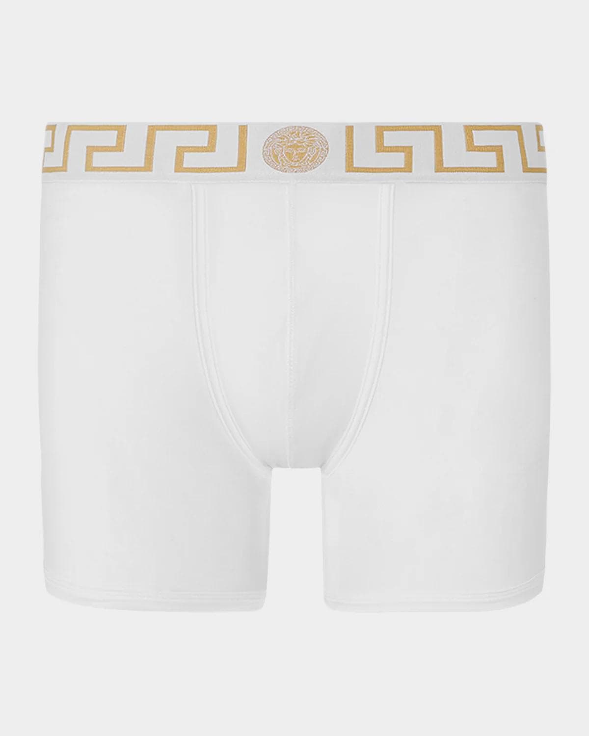 Versace Men's Medusa Key Jersey Boxer Brief