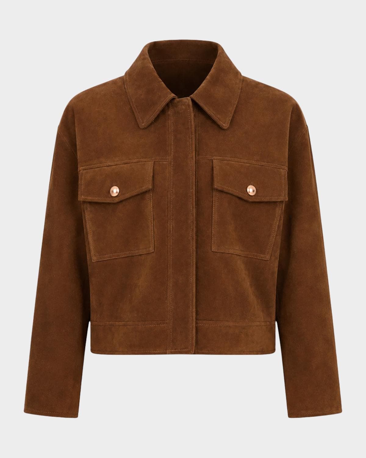 LaMarque Merida Suede Trucker Jacket