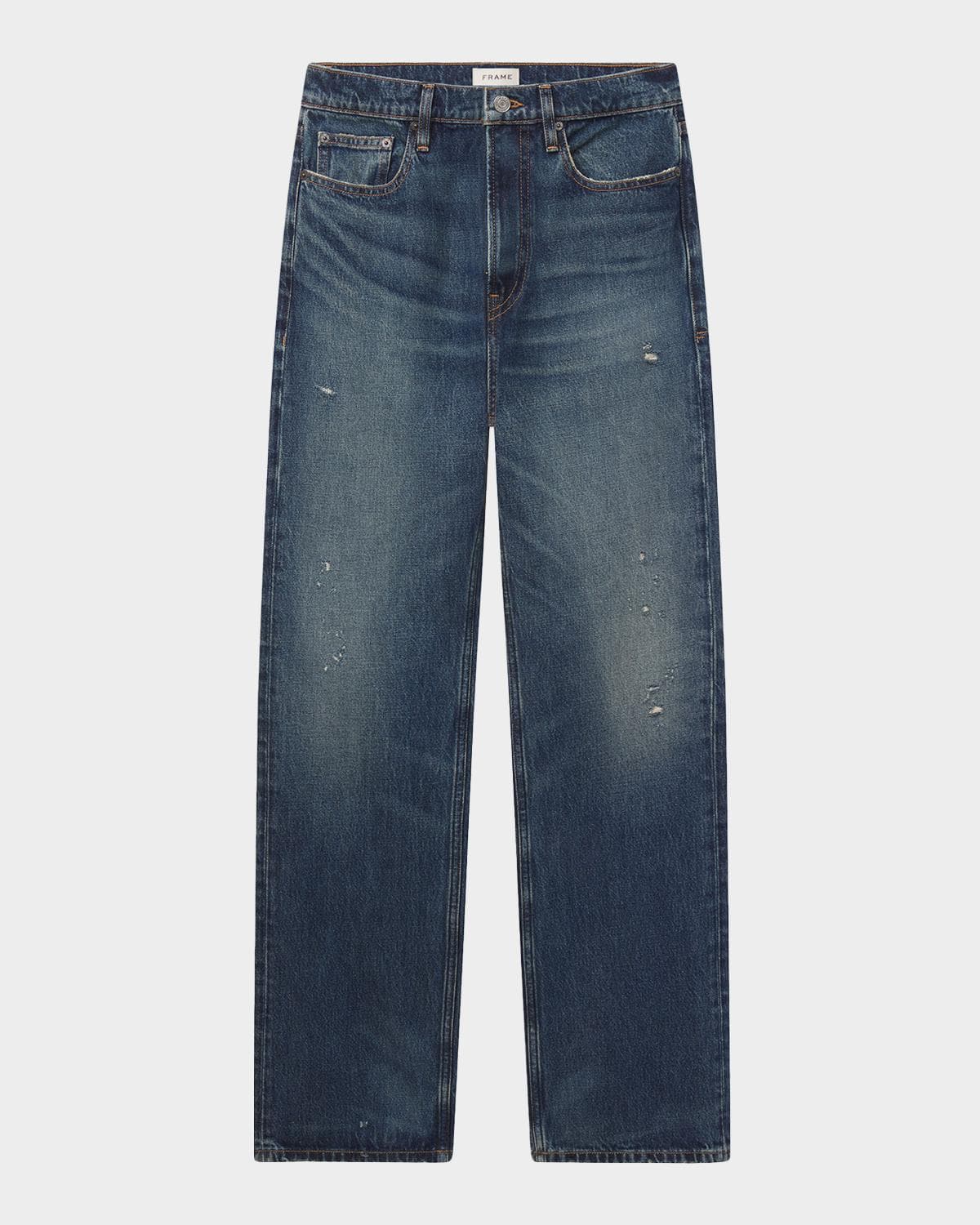 FRAME Men's D Whiskered Cotton Bootcut Jeans