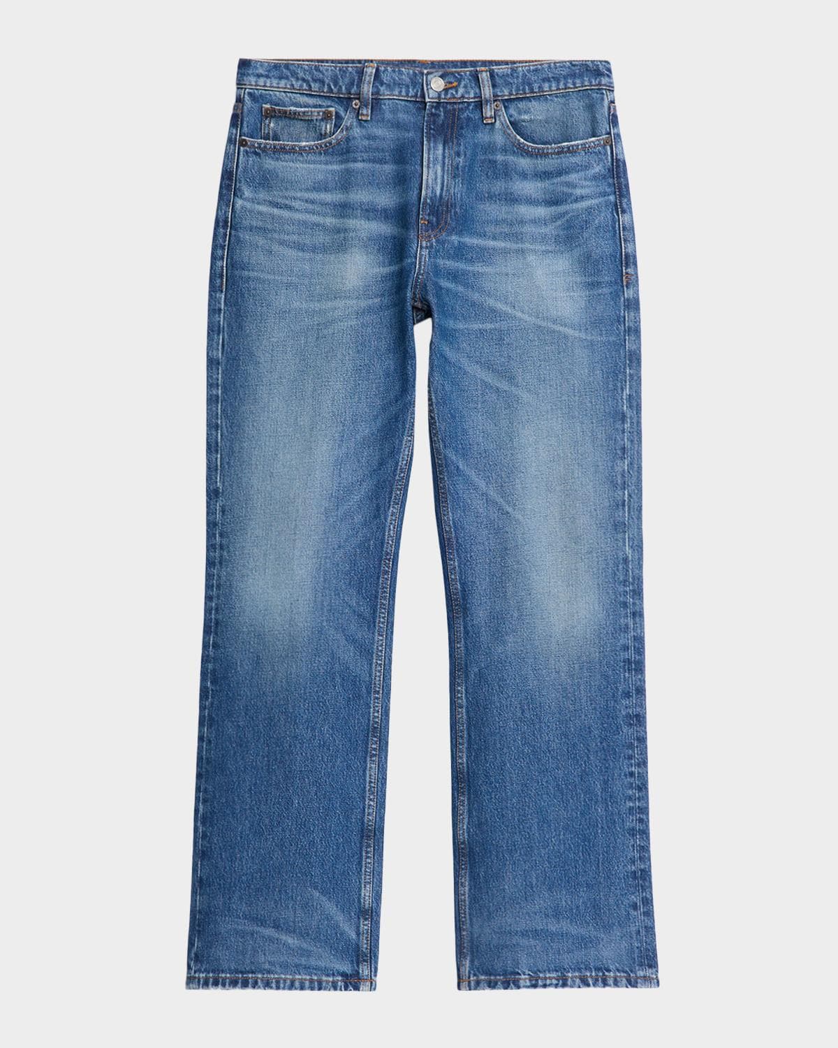 FRAME Men's D Whiskered Cotton Bootcut Jeans