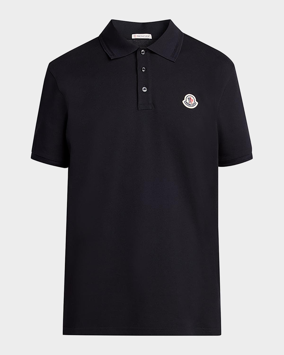 Moncler Men's Logo Cotton Polo Shirt