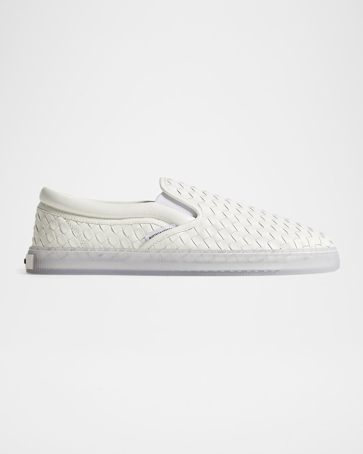 Bottega Veneta Men's Serena Intrecciato Leather Slip-On Sneakers