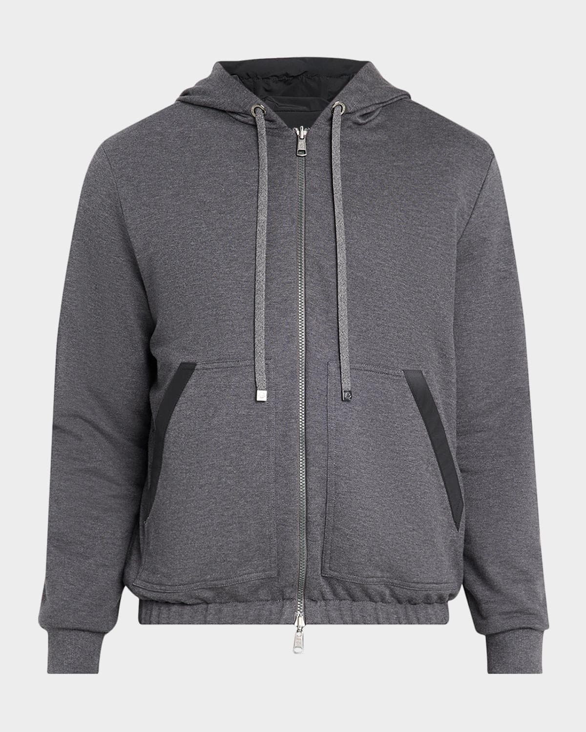 Moncler Men's Reversible Fleece Zip Hoodie