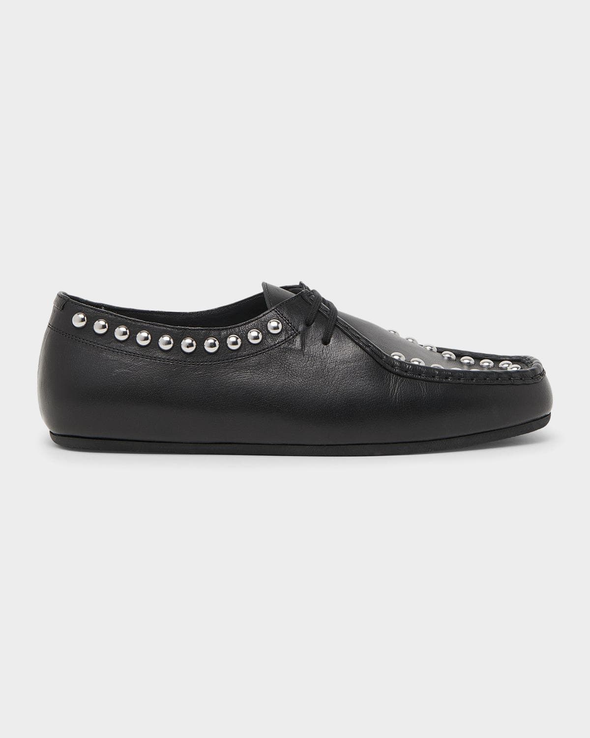 Jil Sander Men's Studded Lace-Up Leather Shoes
