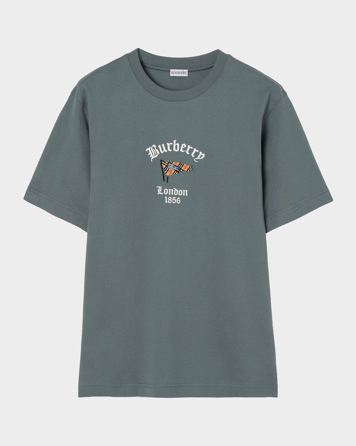 Burberry Men's Ryan Checked Flag Cotton T-Shirt