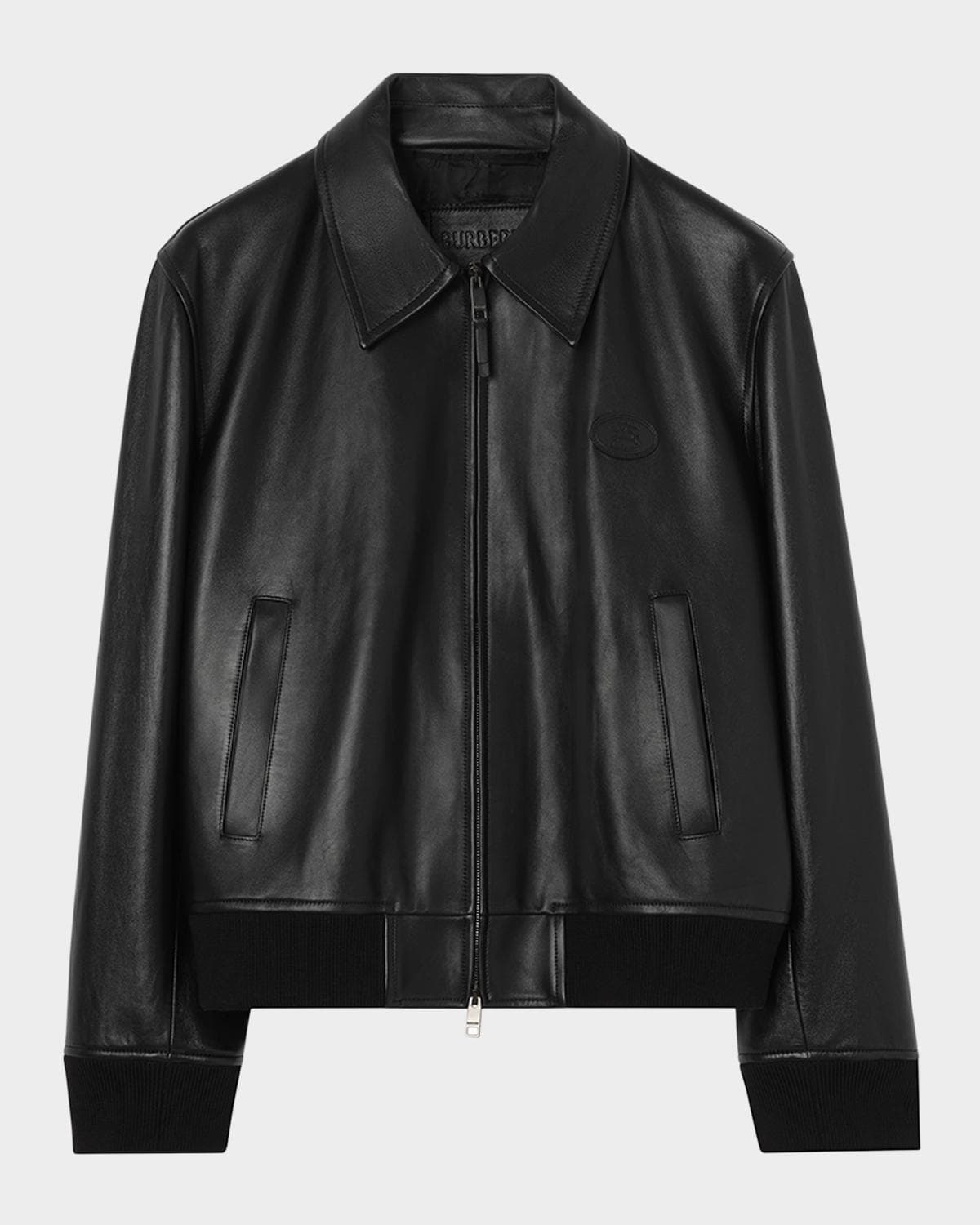 Burberry Men's Bloomsbury EKD Full-Zip Leather Jacket