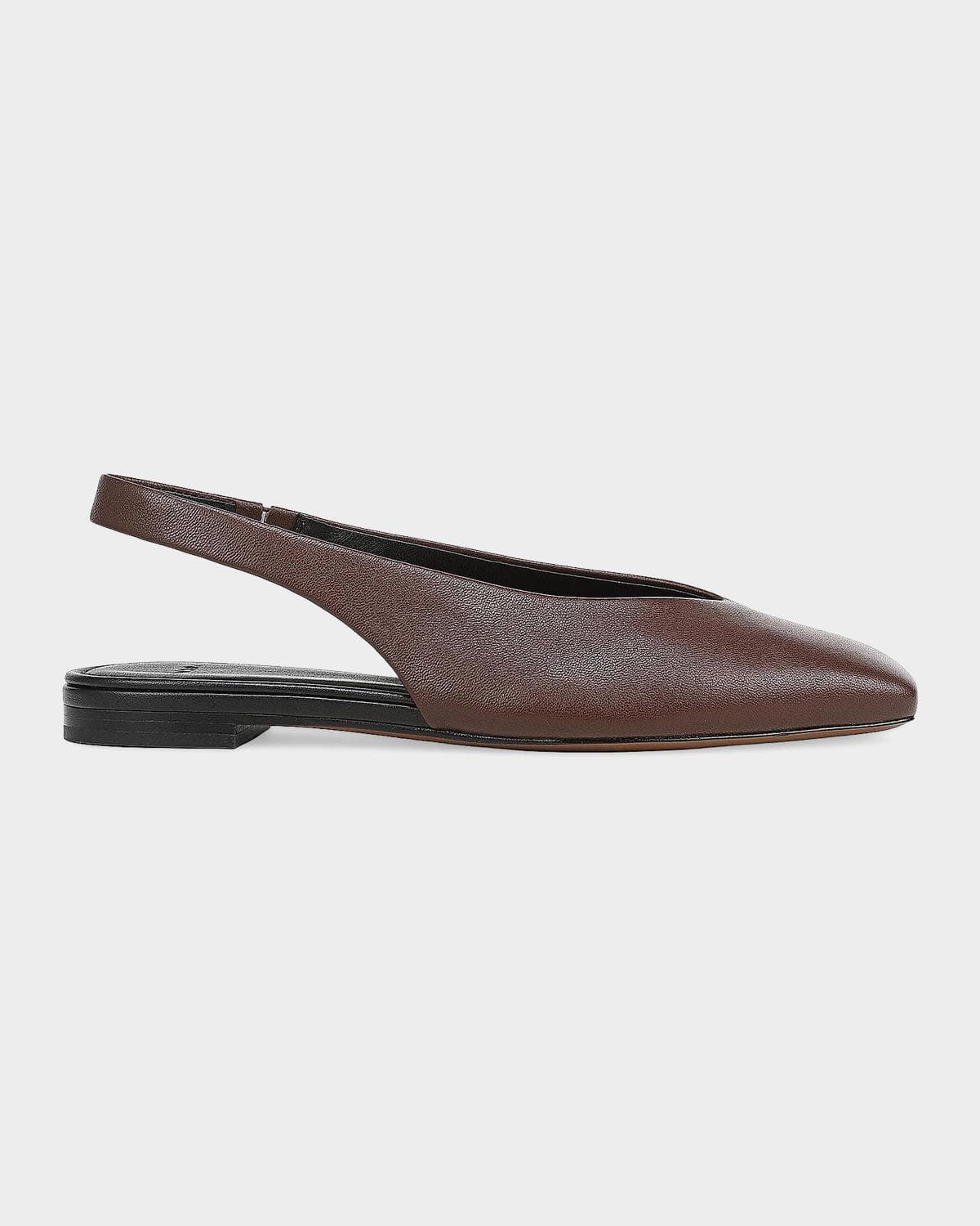 Vince Darlina Leather Slingback Flats