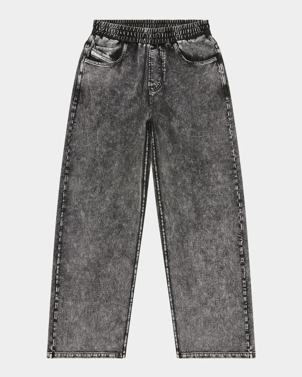 Diesel Men's TR-p-stuk Stretch Denim-Effect Sweatpants