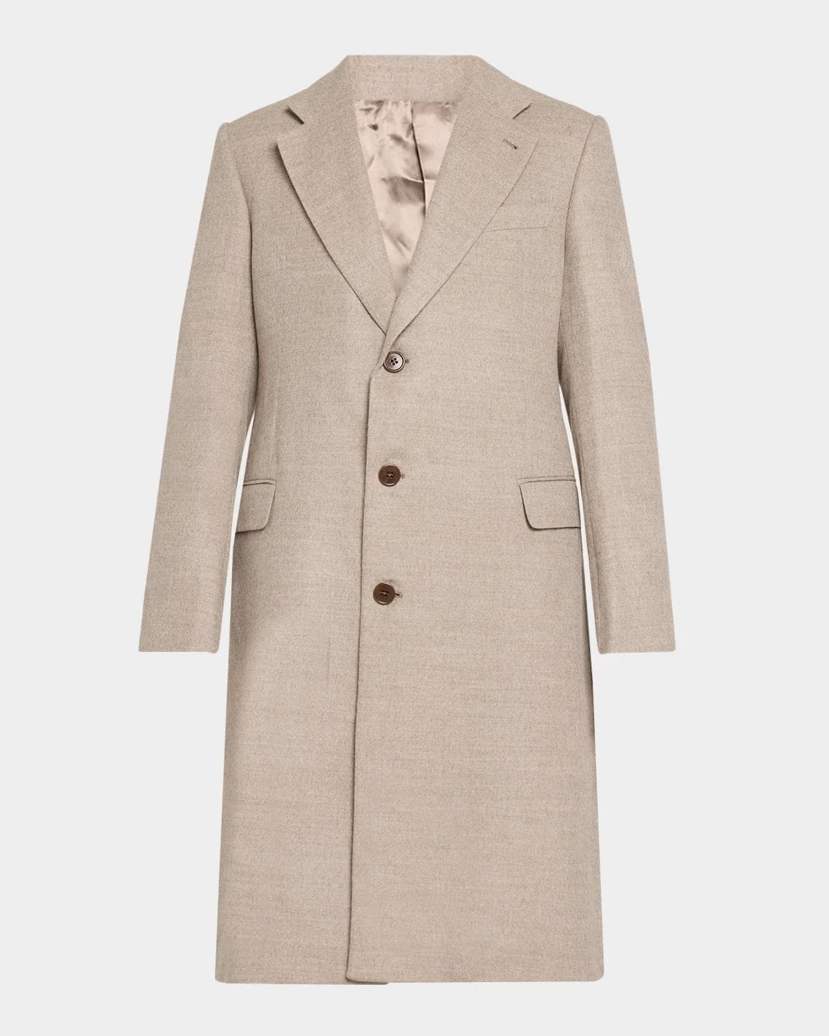 Emporio Armani Men's Wool and Cashmere Overcoat