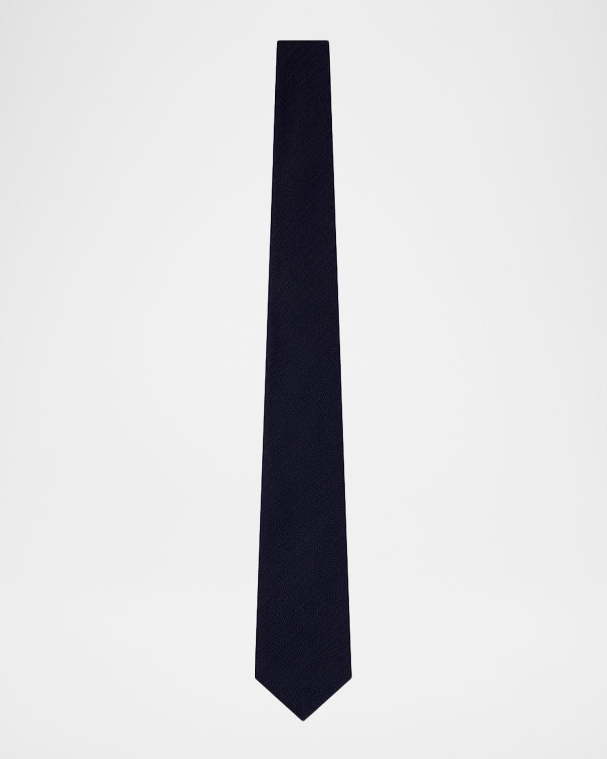 Emporio Armani Men's Chevron Jacquard Silk Tie