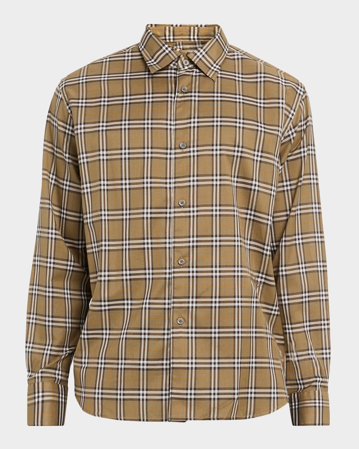 Burberry Men's Radmar Check Cotton Sport Shirt