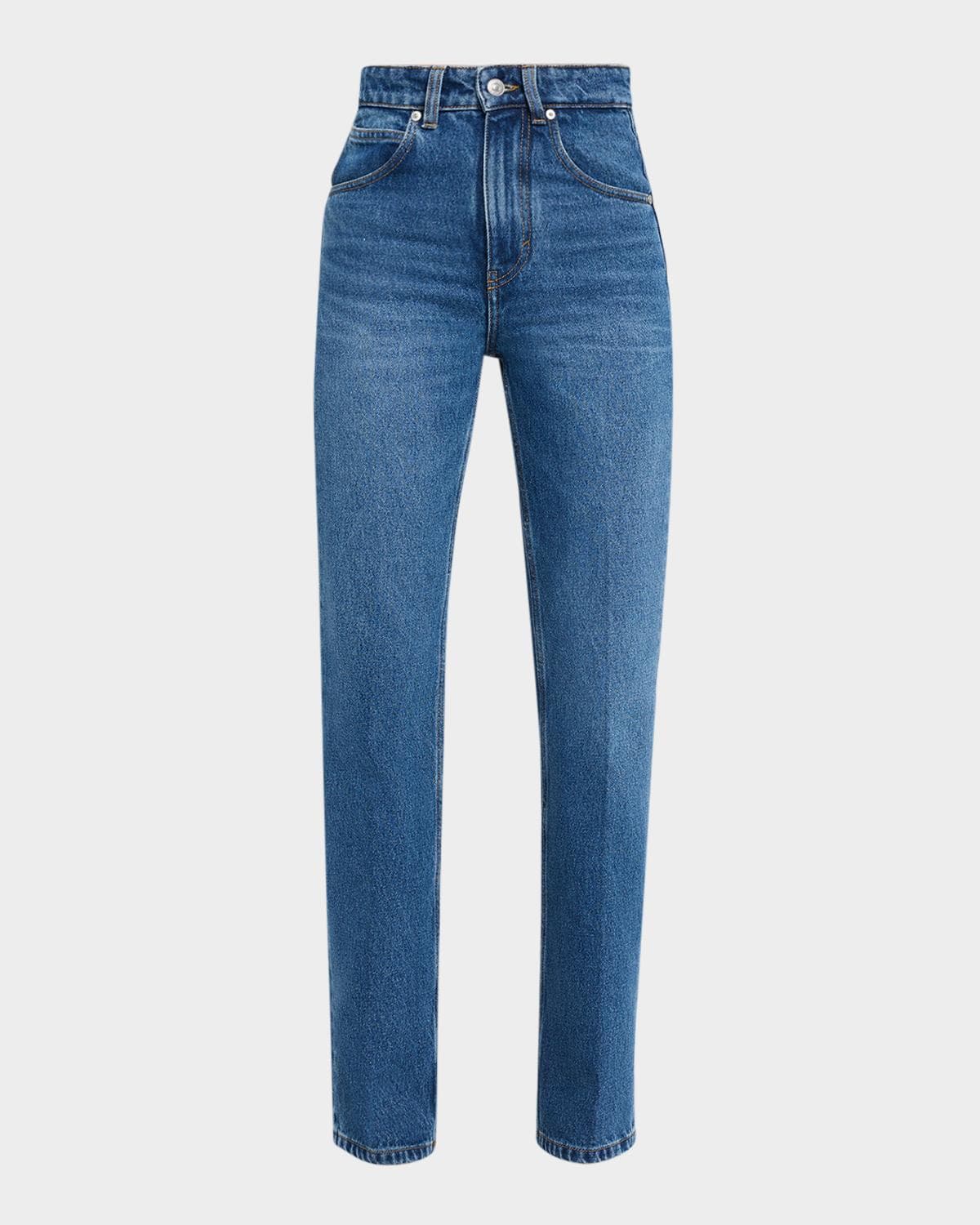 Victoria Beckham Julia High-Rise Straight-Leg Jeans