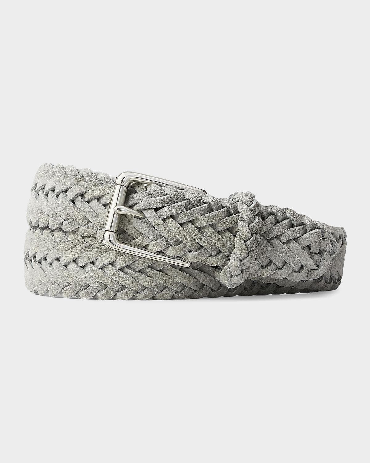 Polo Ralph Lauren Men's Braided Suede Belt