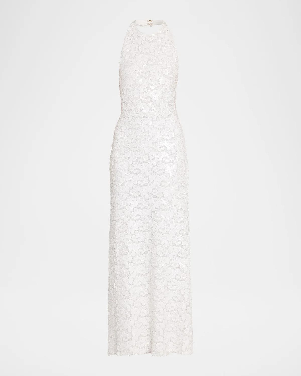 Ramy Brook Giada Sequin Halter Column Gown