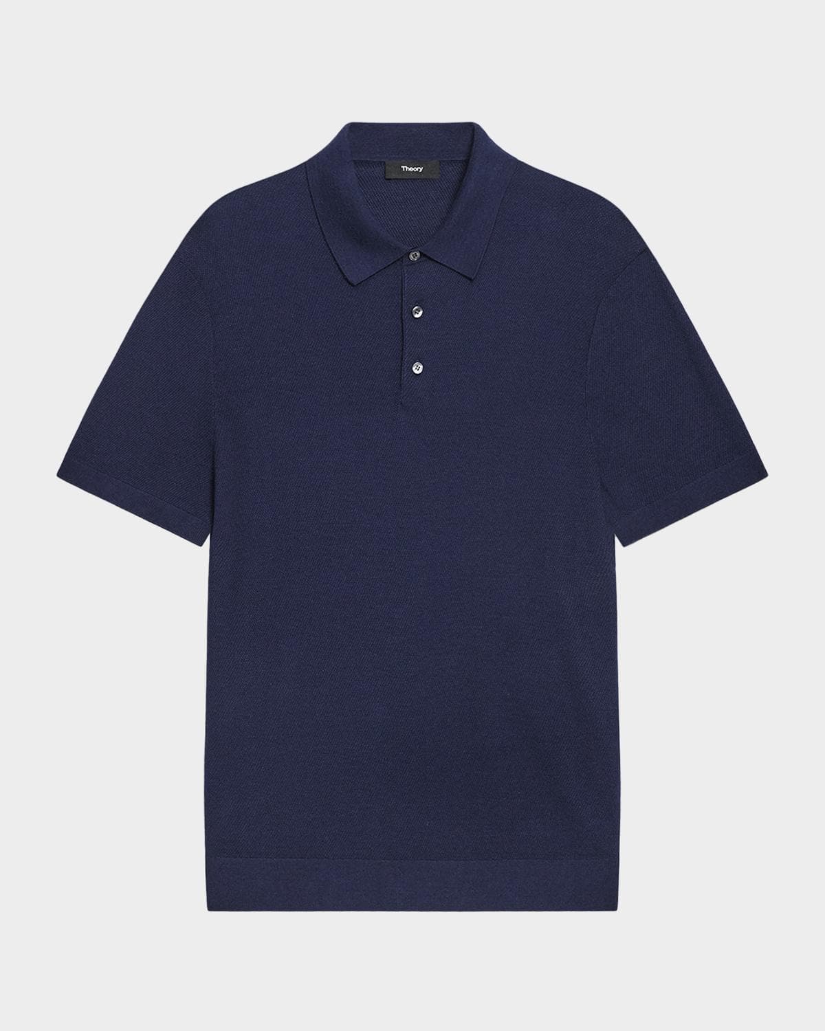 Theory Men's Silk-Cotton Polo Shirt