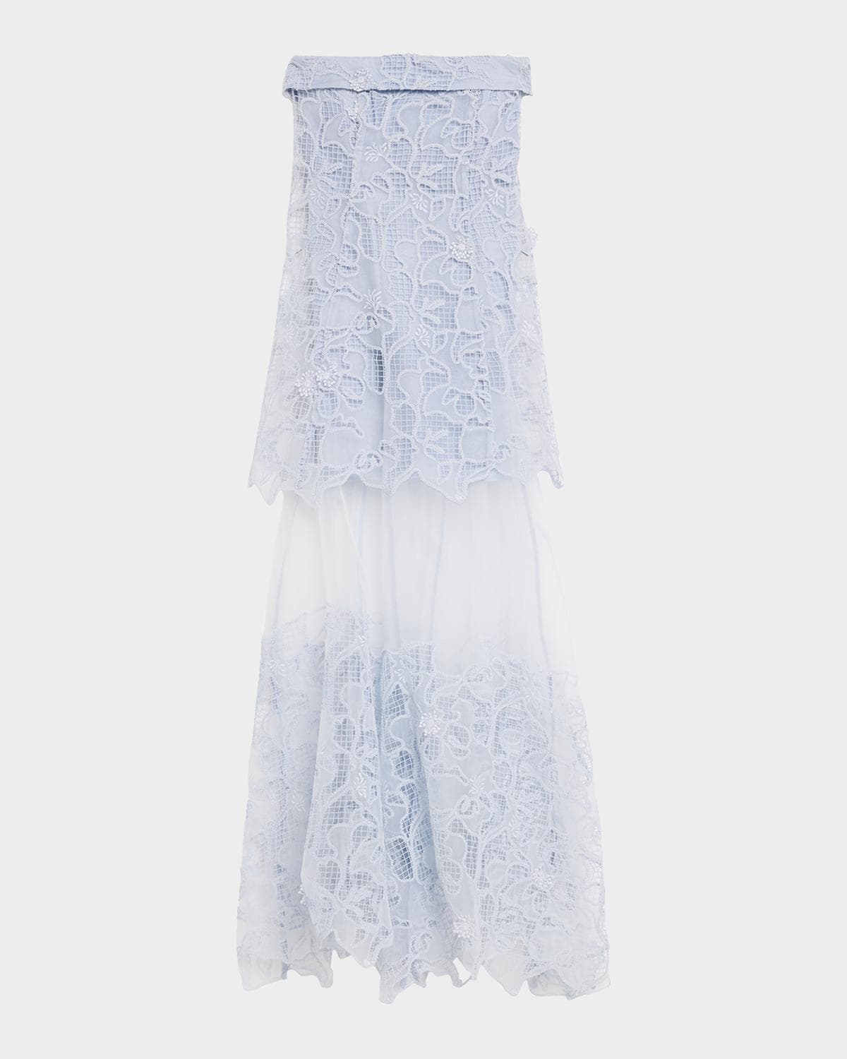 SIMKHAI Rennis Lace Bustier Gown