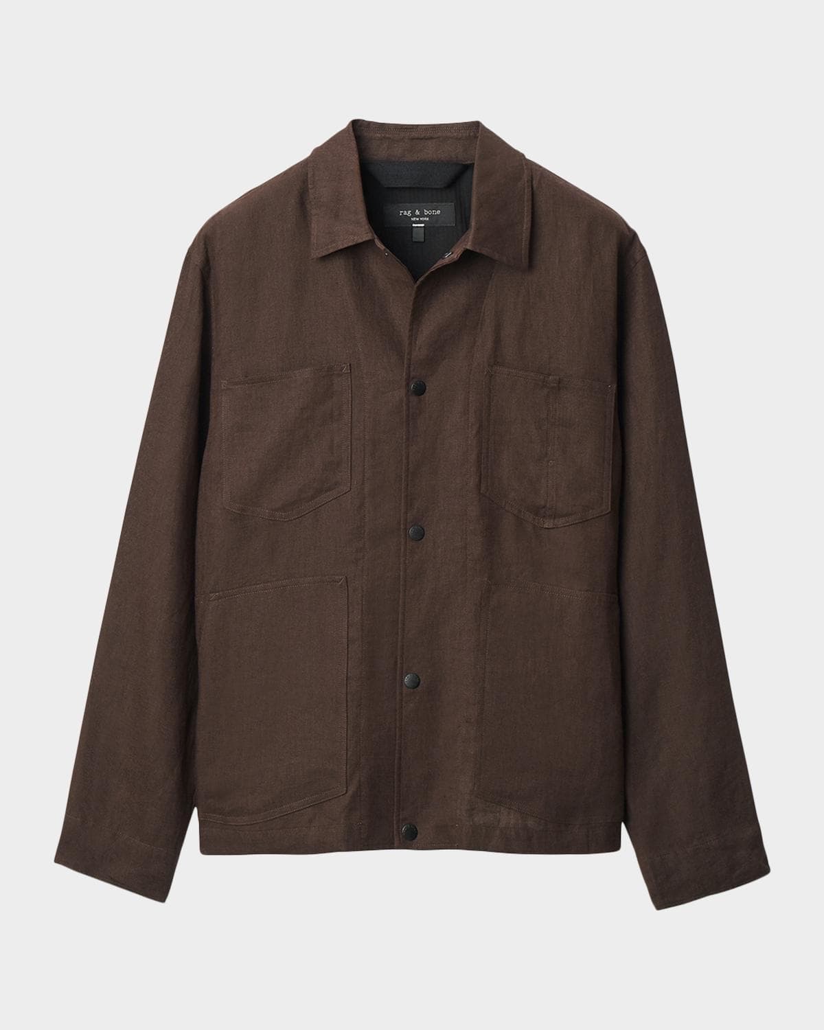 rag & bone Men's Calder Linen Overshirt