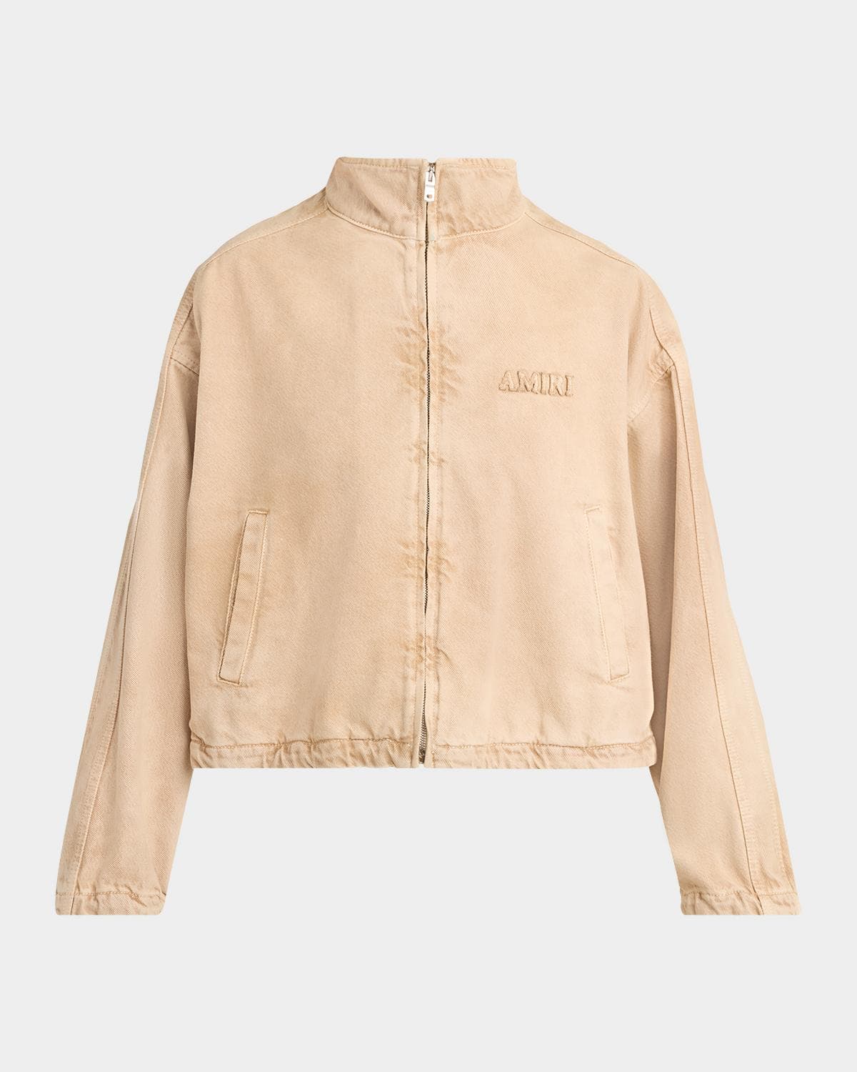 Amiri Logo-Embroidered Denim Track Jacket