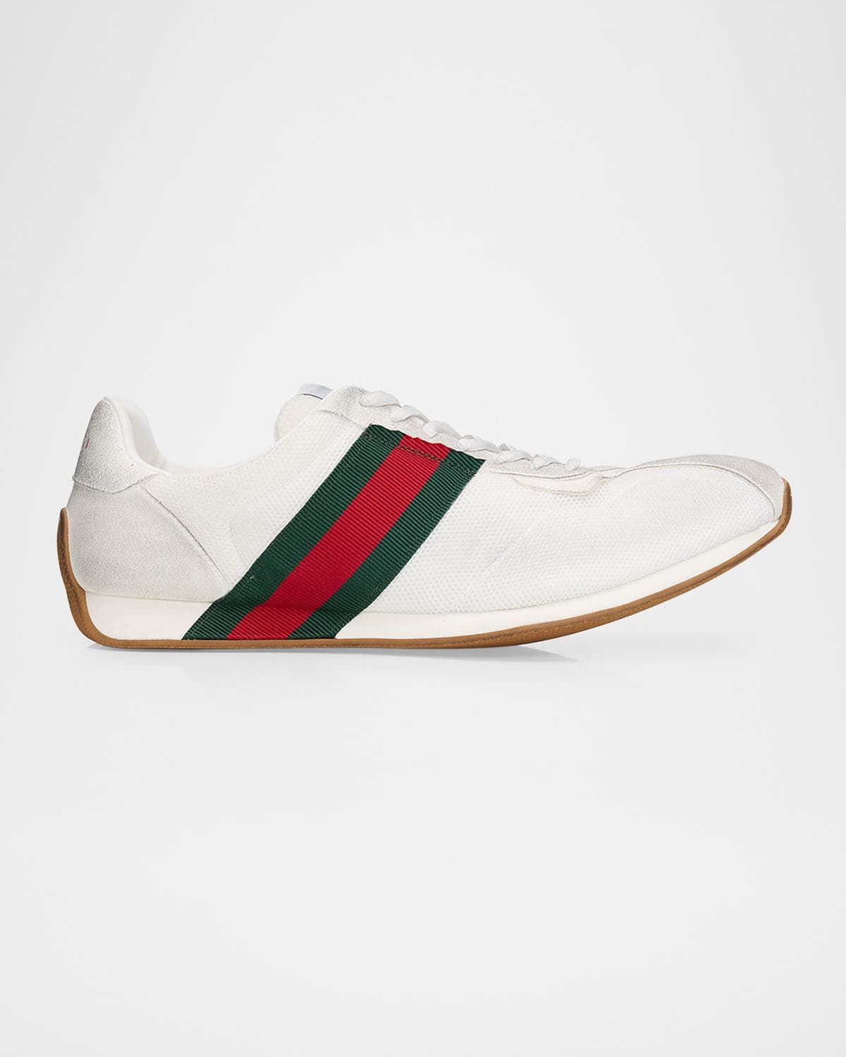 Gucci Men's Tempo Suede Low-Top Sneakers