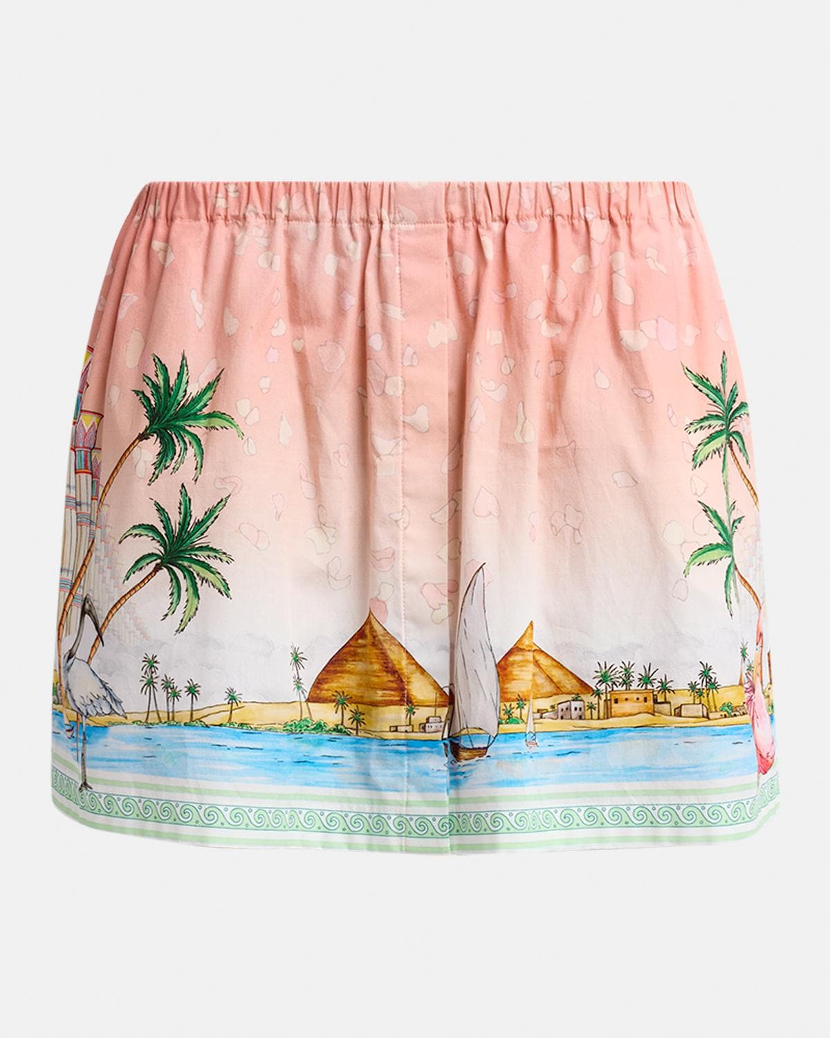 Casablanca Ethereal Cotton Poplin Mini Skirt