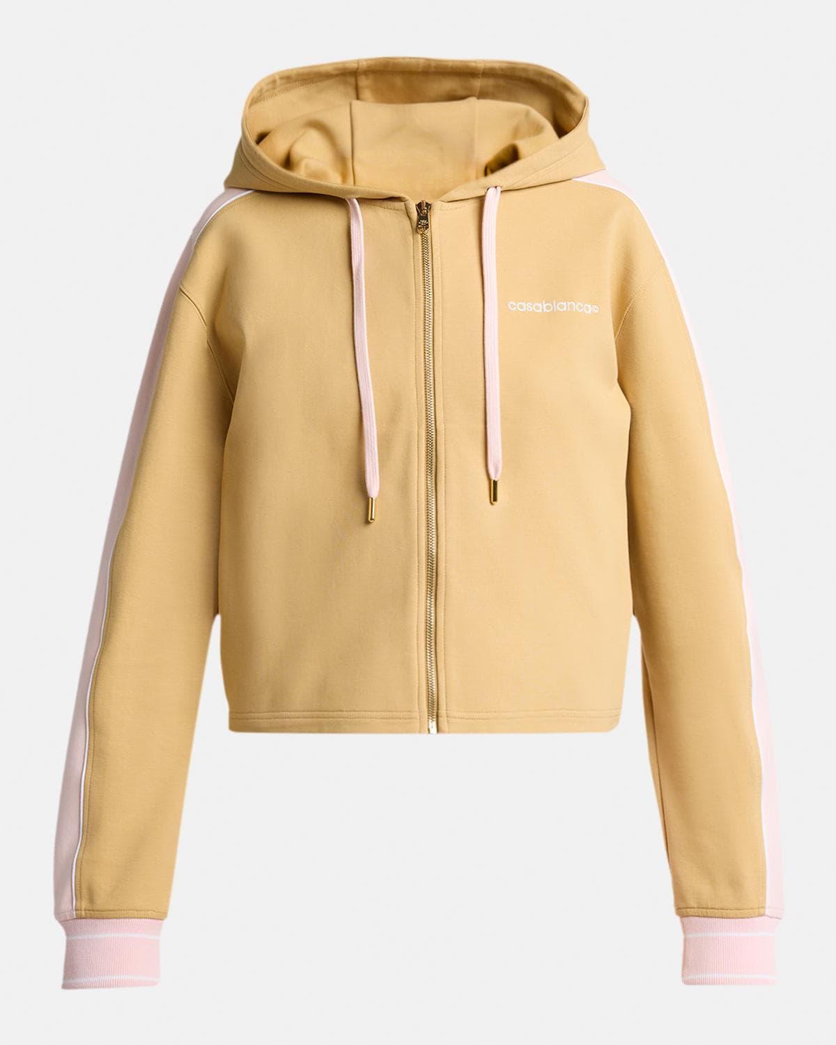 Casablanca Punto Crop Hooded Zip Jacket