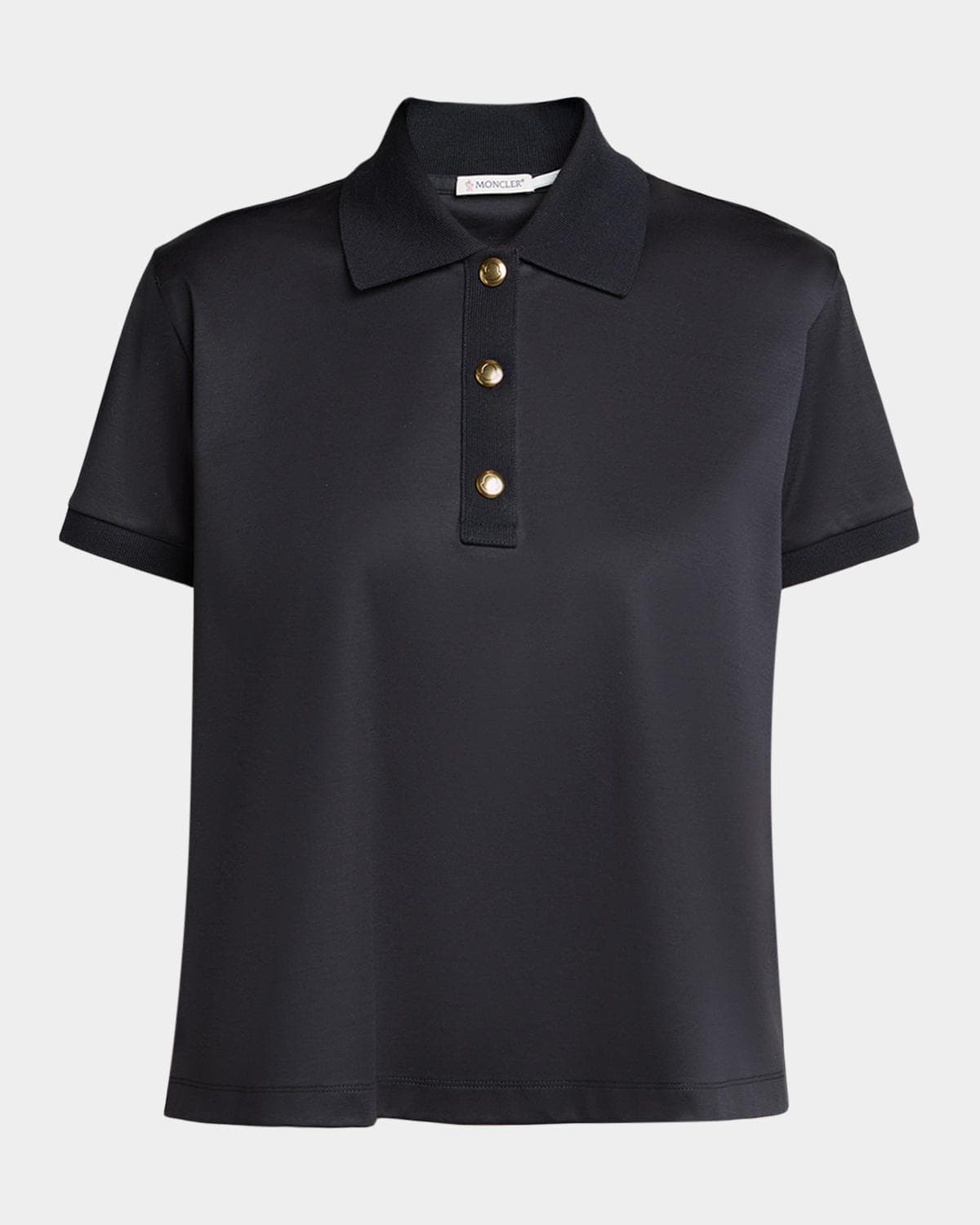 Moncler Short-Sleeve Polo Shirt