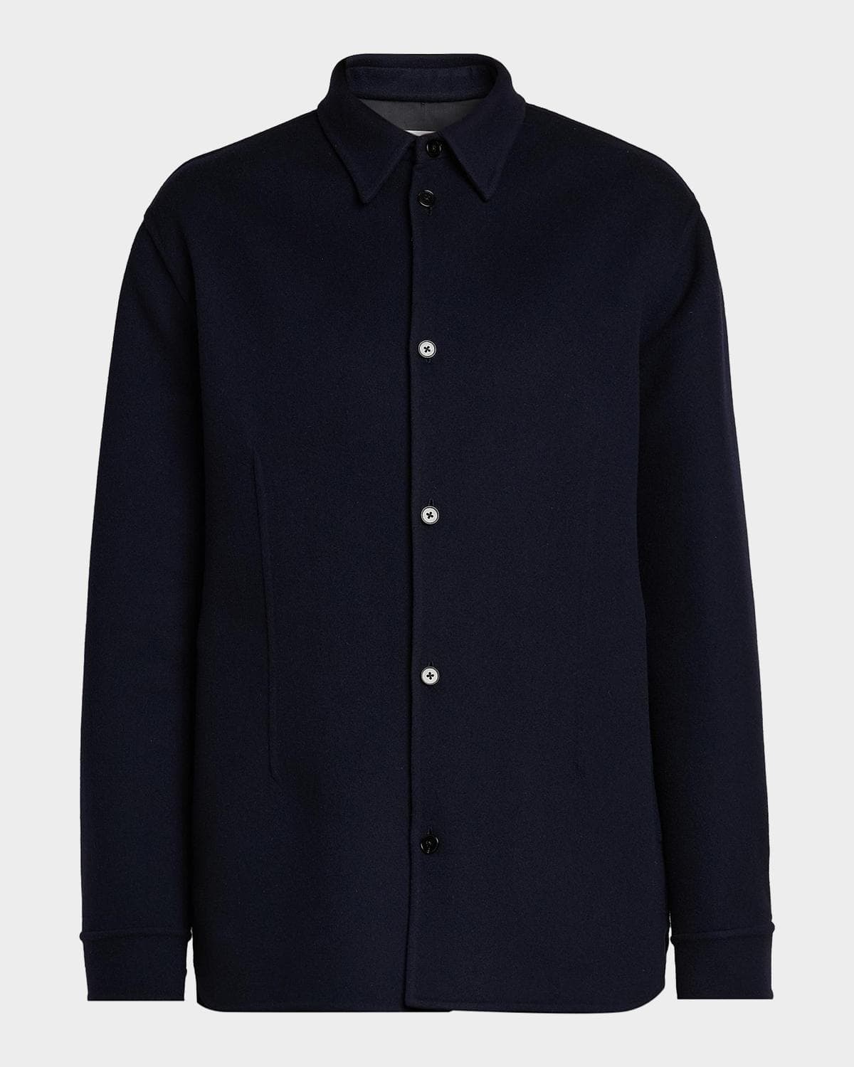 Jil Sander Double Wool Shirt Jacket · 52