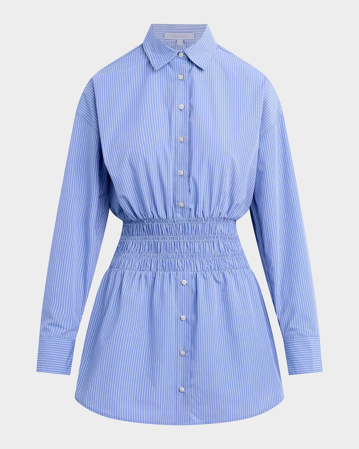 Favorite Daughter The Waist Not Striped Mini Dress