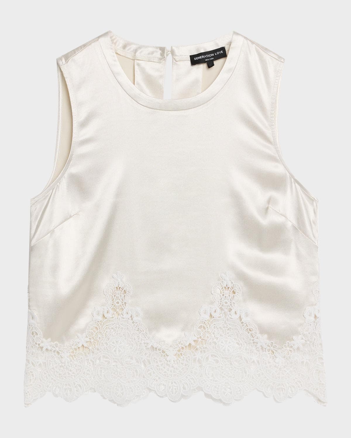 Generation Love Tegan Liquid Satin Lace Top