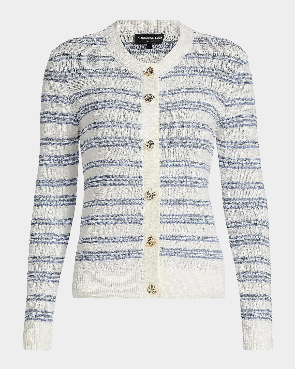 Generation Love Laurel Stripe Cardigan