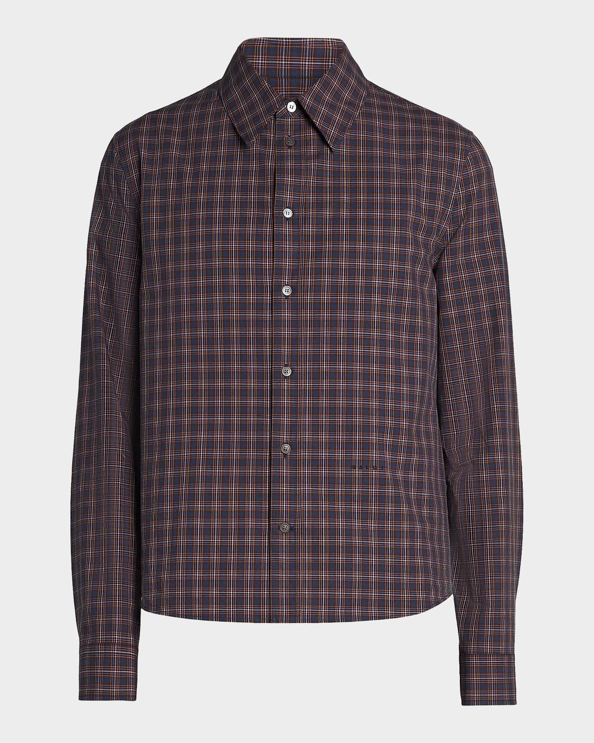 Marni Men's Plaid Cotton Shirt
